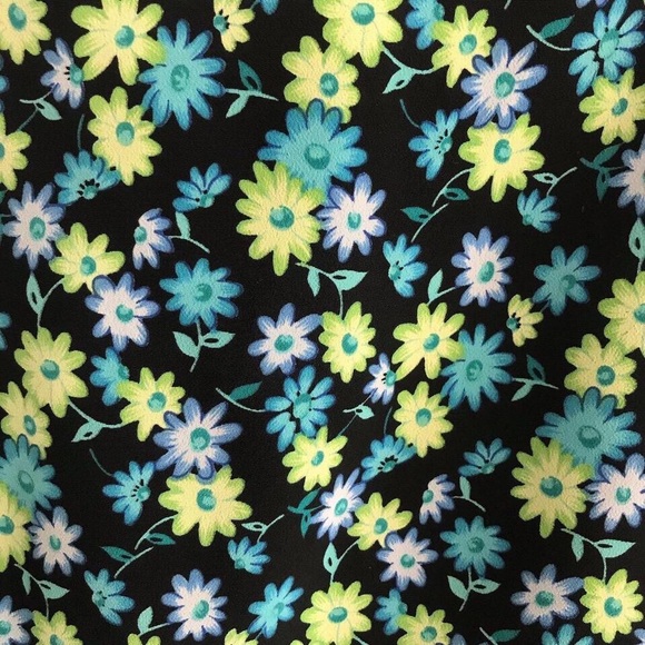 Vintage Square Neck Daisy Mini Dress - Picture 2 of 4